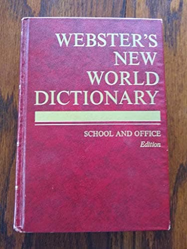 Book cover for Webster's New World Dictionary: School and Office Edition by David B. Guralnik