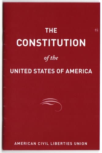 Book cover for The Constitution of the Unites States of America by Founding Fathers