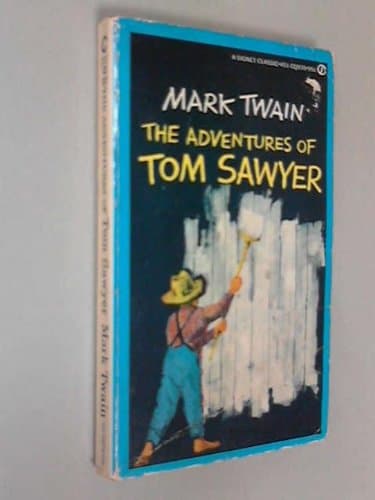 Book cover for Adventures of Tom Sawyer by Twain, Mark