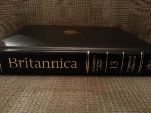 Book cover for 13 - New Encyclopaedia Britannica Macropaedia Knowledge in Depth Volume 13 (Fifteenth (15th) Edition, 1986)(encyclopedia / Macropedia): Accounting Architecture by Britannica