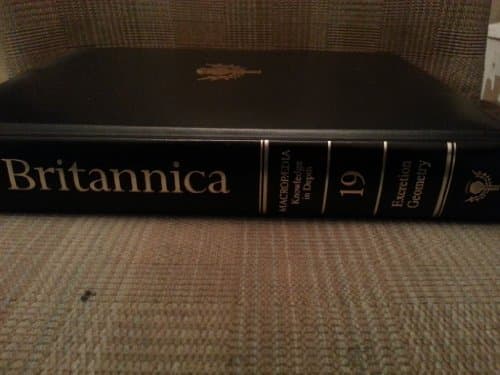 Book cover for 19 - New Encyclopaedia Britannica Macropaedia Knowledge in Depth Volume 19 (Fifteenth (15th) Edition, 1986)(encyclopedia / Macropedia): Excretion Geometry by Britannica