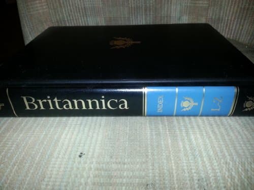 Book cover for Index L-Z - New Encyclopaedia Britannica "Index L - Z" (Fifteenth (15th) Edition, 1986) (Encyclopedia / Macropedia): by Britannica