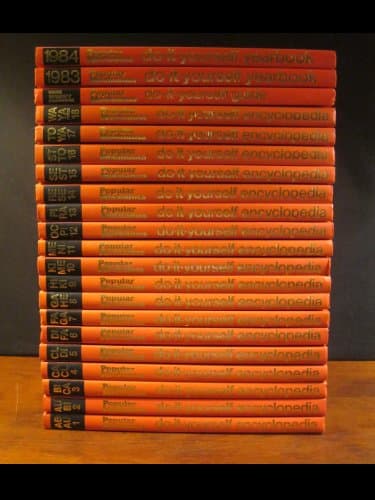 Book cover for Popular Mechanics Do-It-yourself Encyclopedia (Complete Set of 18 Volumes) by The Hearst Corporation