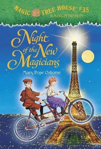 Book cover for By Mary Pope Osborne - Magic Tree House #35: Night of the New Magicians (A Stepping Stone Book(TM)) by Mary Pope Osborne
