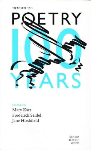 Book cover for Poetry September 2012 by Wiman, Christian (ed)