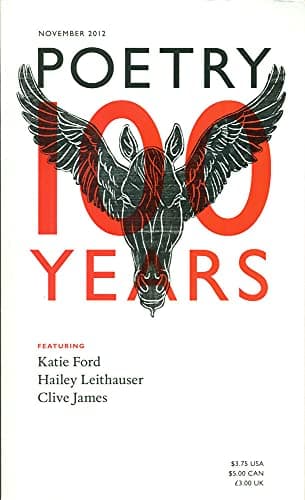 Book cover for Poetry November 2012 by Wiman, Christian (ed)