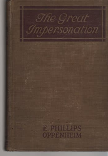 Book cover for Great Impersonation, the by Oppenheim, E. Phillips