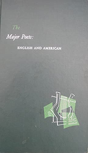 Book cover for Major Poets, The: English and American by Charles M. Coffin