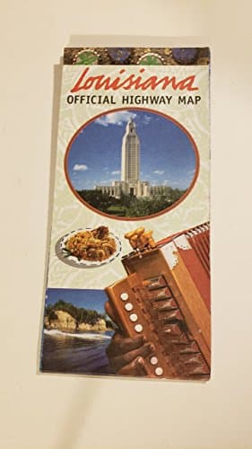 Book cover for Official Louisiana Highway Map by Unknown