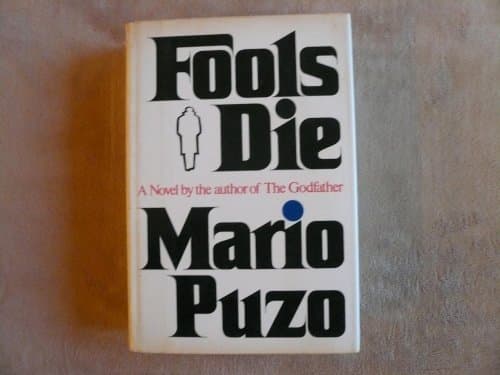 Book cover for Fools Die Hardcover 1978 by Mario Puzo