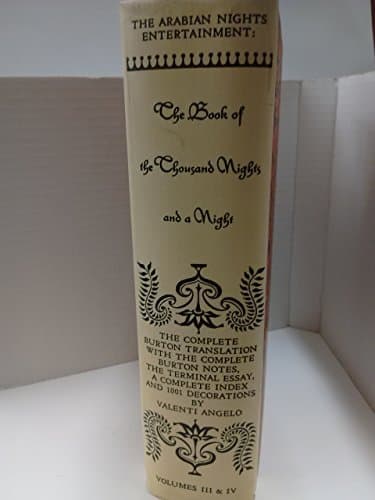 Book cover for The Thousands Nights and a Night volumes 3-4 by Richard Francis Burton