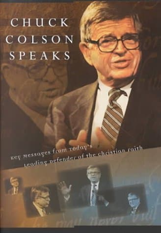 Book cover for CHUCK COLSON SPEAKS-CL by Barbour Publishing (January 01,1999) by Charles W. Colson