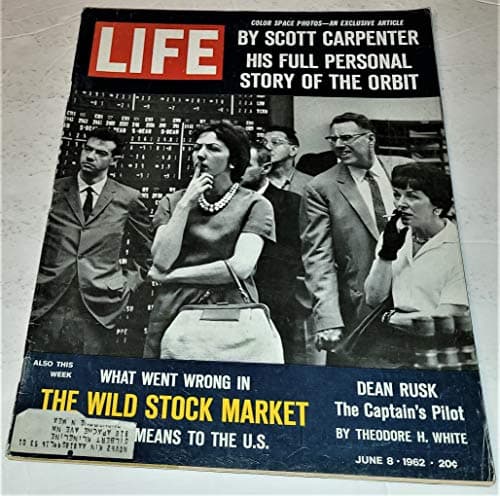 Book cover for Life Magazine June 8, 1962 -- Cover: Stock Market by Henry R. Luce