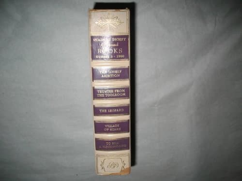 Book cover for To Kill A Mockingbird. Readers Digest Condensed Book Number 3 1960 by Harper Lee