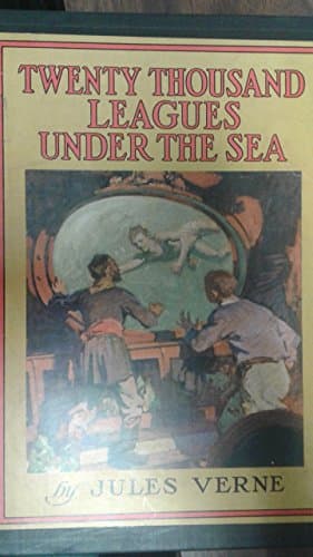 Book cover for Twenty Thousand Leagues Under the Sea 1925 Hardcover by Jules Verne