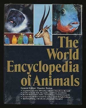 Book cover for The World Encyclopedia of Animals by Maurice (editor) Burton (1972-05-03) by Maurice Burton
