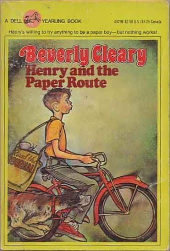Book cover for Henry and the Paper Route by Beverly Cleary (1987-08-05) by Unknown
