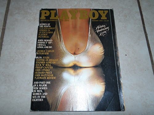 Book cover for Playboy Magazine January 1982 Natalie Levy Kimberly McArthur by Editors of Playboy