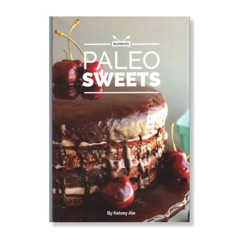 Book cover for PaleoHacks Paleo Sweets Cookbook by Kelsey Ale