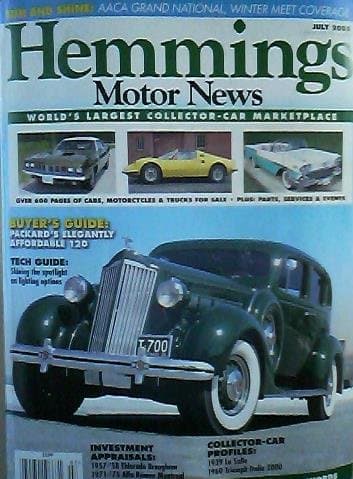 Book cover for Hemmings Motor News July 2008 Vol. 55 No. 7 by Hemmings Motor News