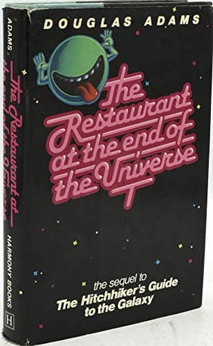 Book cover for The Restaurant at the End of the Universe by Adams, Douglas