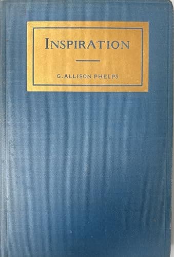 Book cover for INSPIRATION: Essays and Poems by G. Allison Phelps