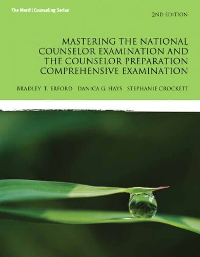 [Bradley T. Erford] Mastering The National Counselor Exam and The Counselor Preparation Comprehensive Examination (2nd Edition) - Paperback