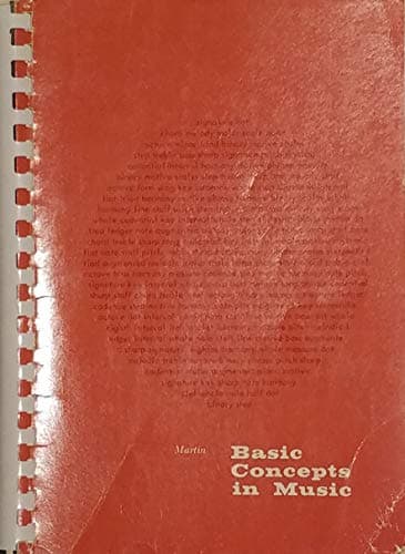 Book cover for Basic Concepts in Music by Gary M. Martin