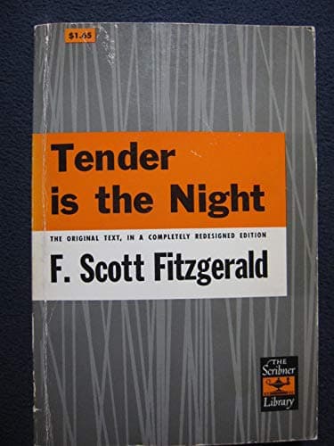 Book cover for Tender is the Night by F. Scott Fitzgerald