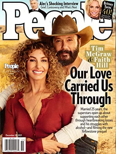 Book cover for PEOPLE MAGAZINE - DECEMBER 20, 2021 - TIM McGRAW & FAITH HILL by Unknown