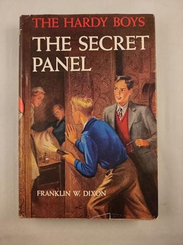 Book cover for The Secret Panel (Hardy Boys Mystery Stories # 25) by Dixon, Franklin W. and illustrated by Russell H. Tandy