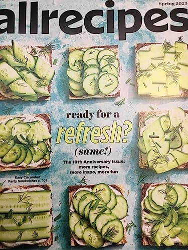 Book cover for All recipes spring, 2023 magazine by Unknown
